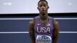 60μ (Α) | Σάρωσε στον τελικό με την κορυφαία φετινή επίδοση στον κόσμο ο Άντονι! 60μ (Α) | Σάρωσε στον τελικό με την κορυφαία φετινή επίδοση στον κόσμο ο Άντονι!