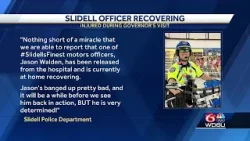 Slidell police officer injured while leading motorcade for governor identified