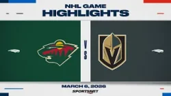 NHL Highlights | Wild vs. Golden Knights - March 6, 2026 NHL Highlights | Wild vs. Golden Knights - March 6, 2026