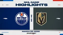 NHL Highlights | Oilers vs. Golden Knights - March 26, 2026 NHL Highlights | Oilers vs. Golden Knights - March 26, 2026