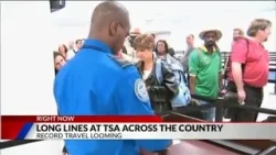 Long lines at TSA across the country Long lines at TSA across the country