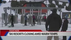 Ski resorts start to close early after unusually warm winter Ski resorts start to close early after unusually warm winter